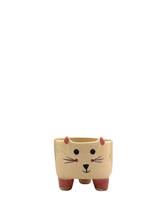 Maceta de cerámica gatito mini Kawaii
