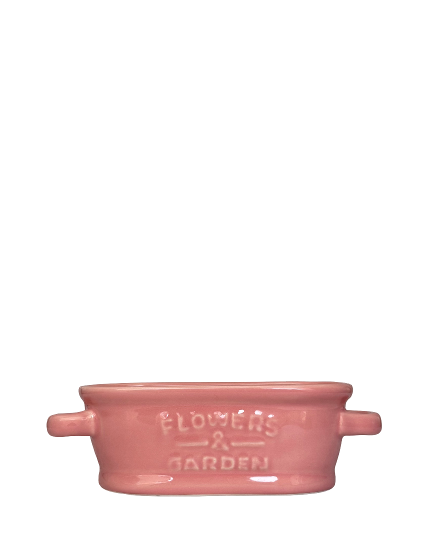Maceta de cerámica Tina Vintage Rosa