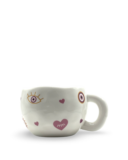 Taza de cerámica buena suerte Match