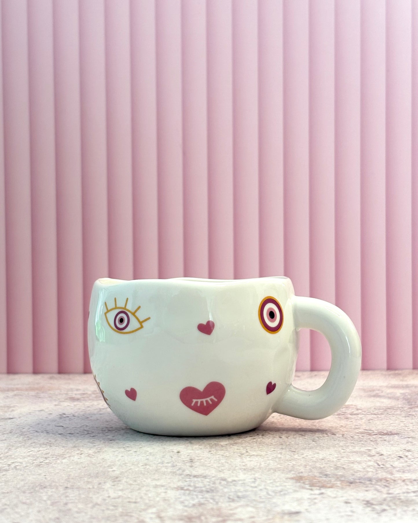Taza de cerámica buena suerte Match