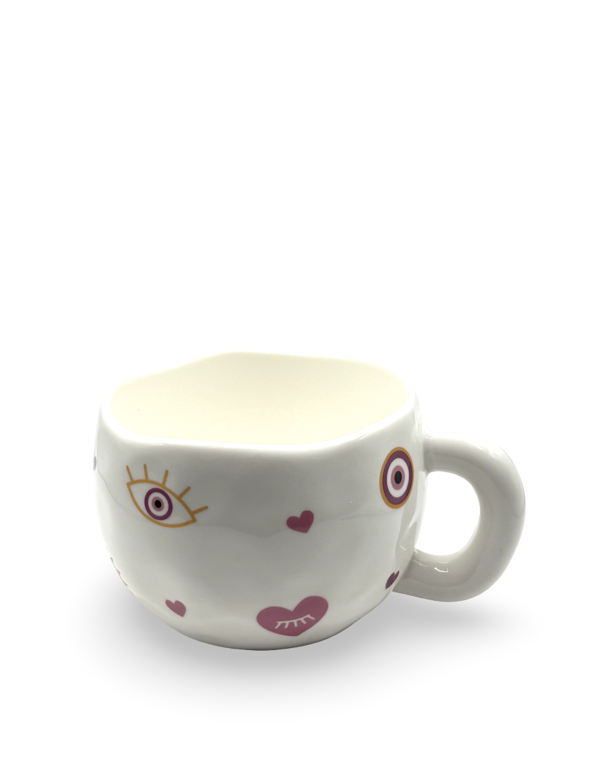 Taza de cerámica buena suerte Match
