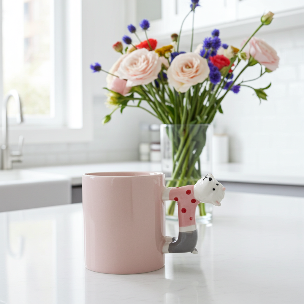 Taza de cerámica Mila Kawaii