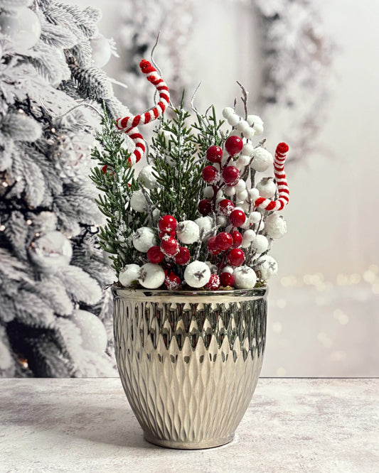 Arreglo Navideño Nevado