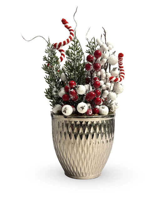 Arreglo Navideño Nevado