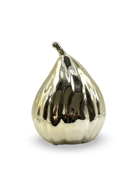 Figura Decorativa Pera Ouro