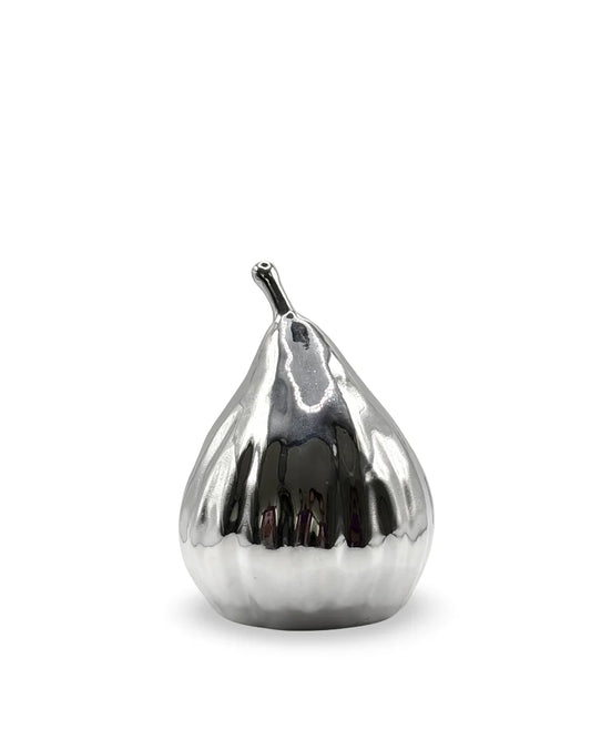 Figura Decorativa Pera Silvery