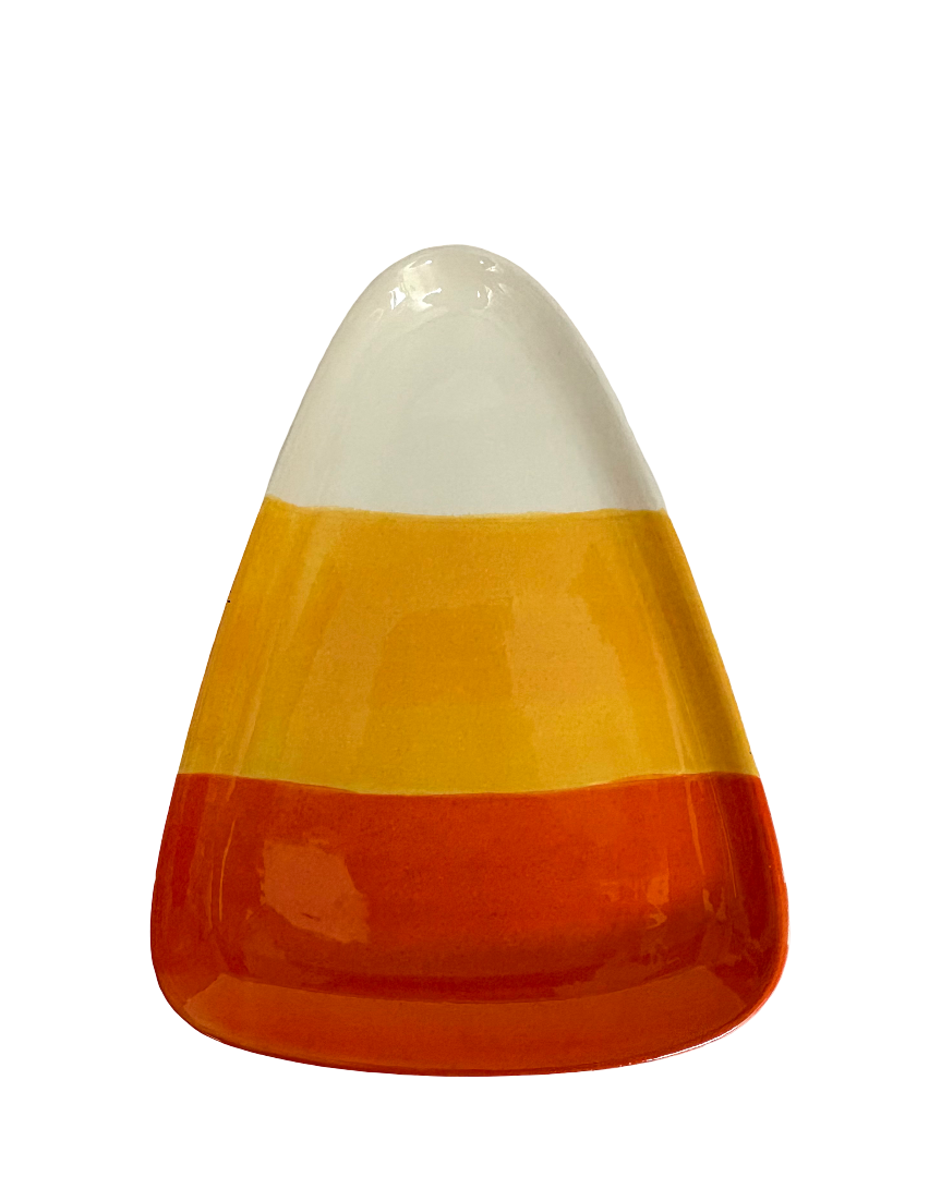 Plato de cerámica Candy Corn