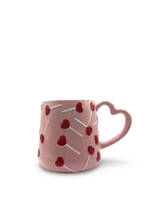 Taza de cerámica Love Pop