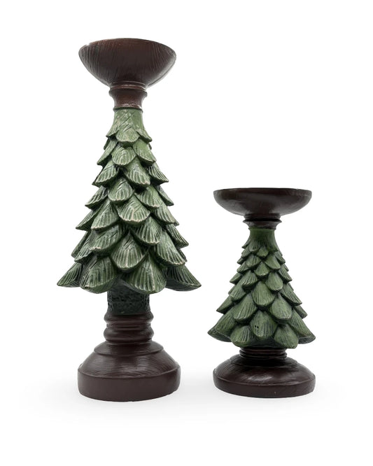 Set de Portavelas Navideños