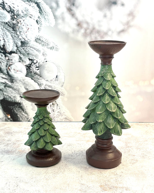 Set de Portavelas Navideños