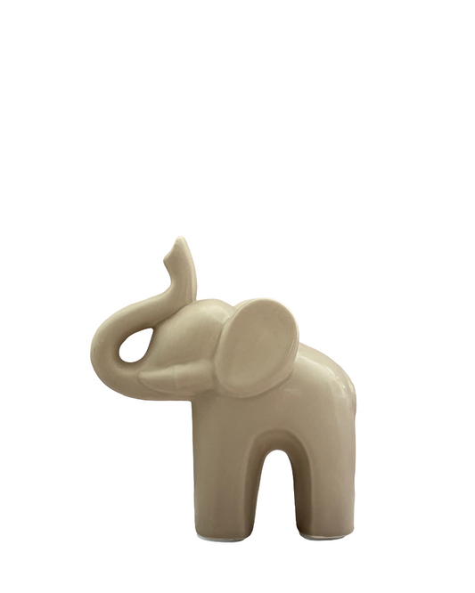 Figura decorativa elefante Shae de cerámica