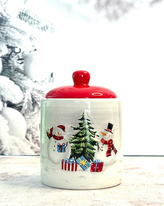Contenedor Navideño Snowman