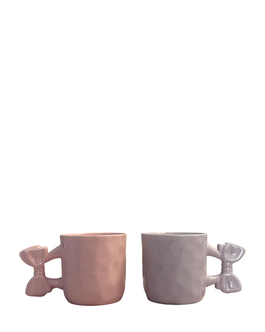 Set de tazas de moño coquette