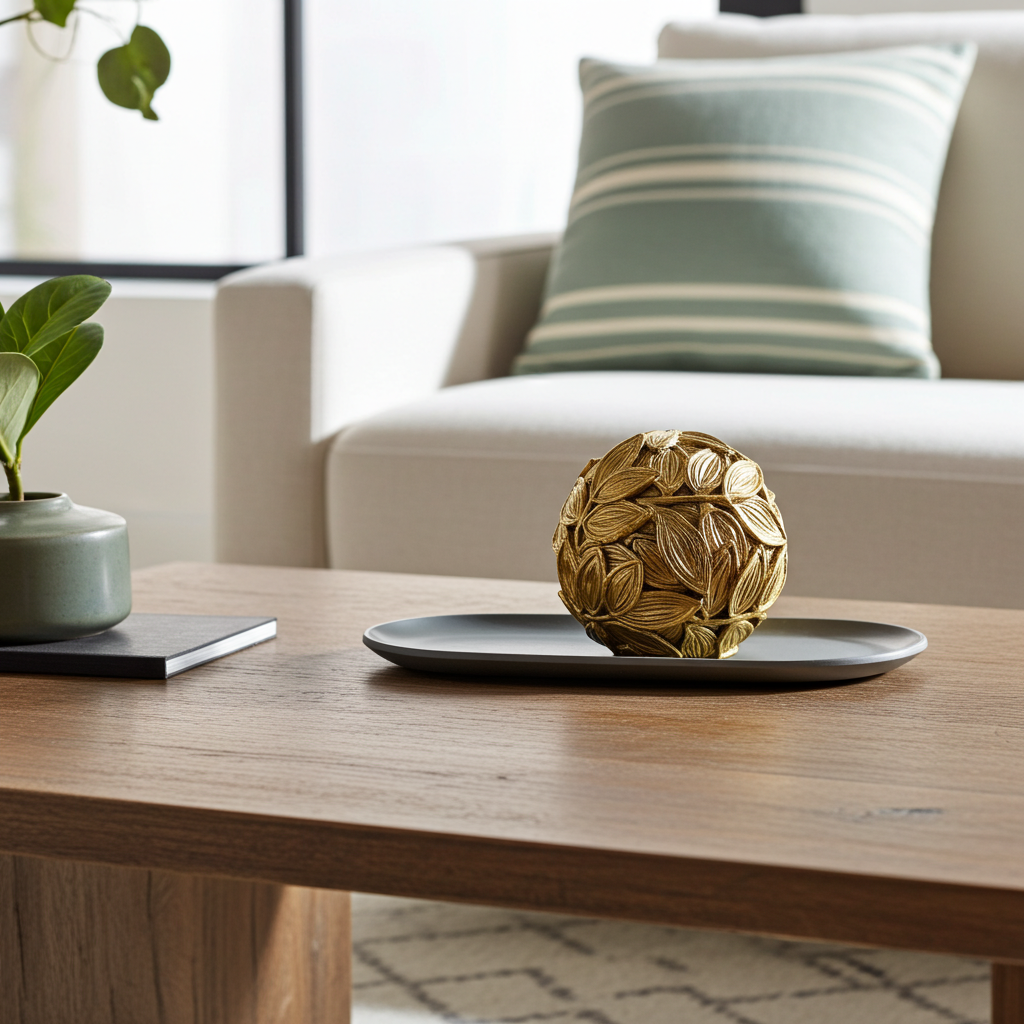 Esfera decorativa Sol de Hojas