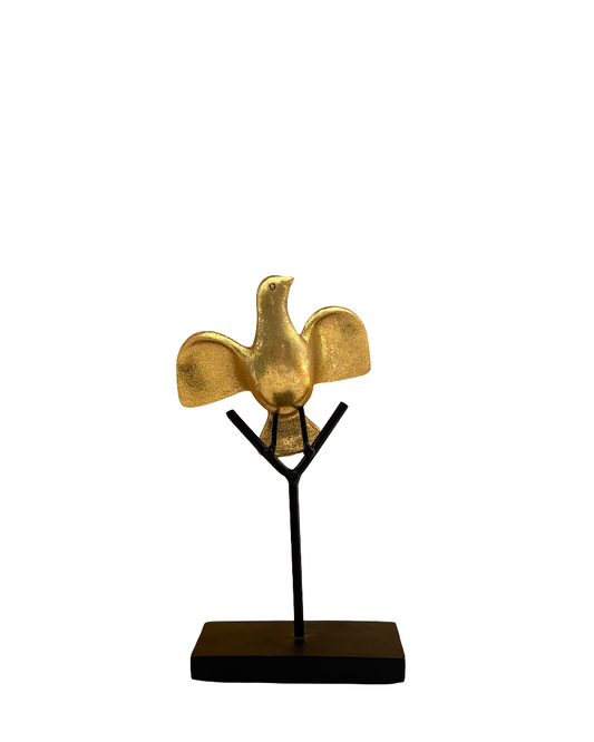 Figura decorativa ave de resina Vera