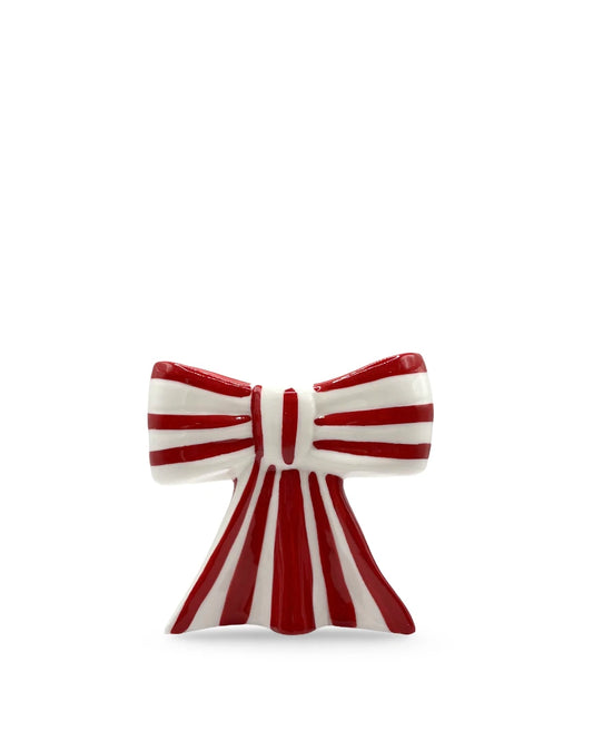 Portavelas Navideño Moño