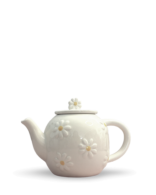 Tetera de cerámica Margaritas