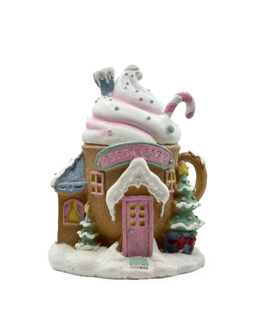 Figura Decorativa Casa Navideña Cocoa
