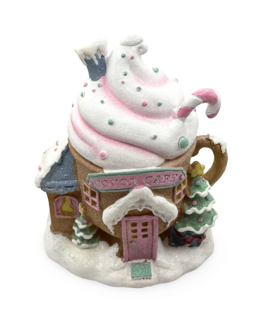 Figura Decorativa Casa Navideña Cocoa