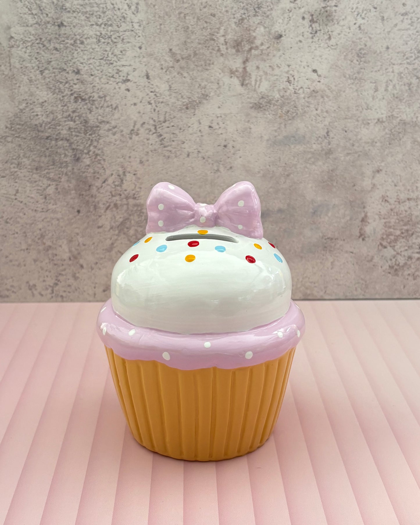 Alcancía decorativa de cerámica Cupcake