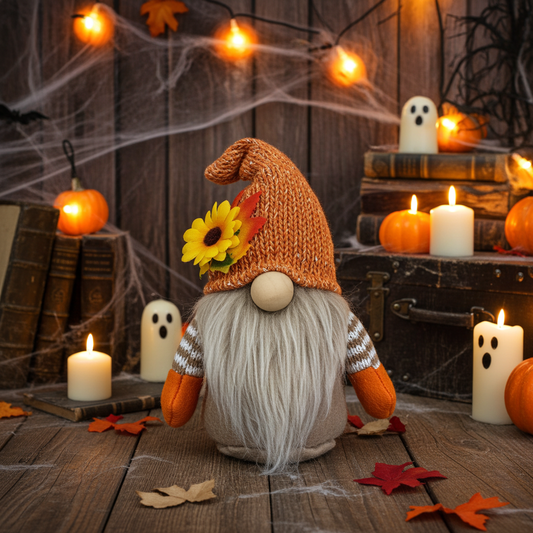 Gnomo decorativo de Otoño