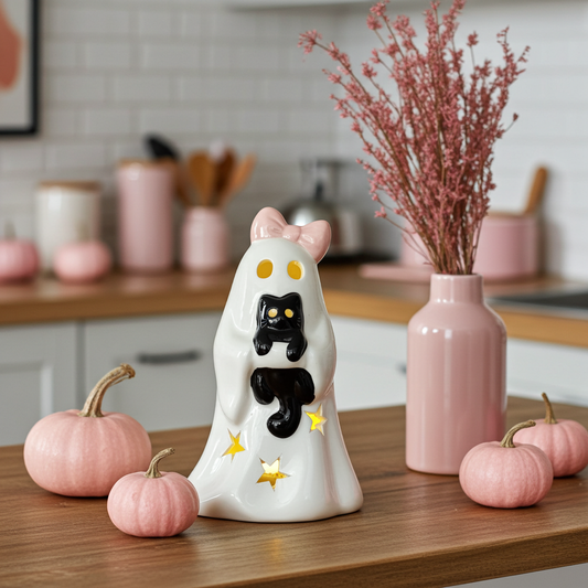 Figura decorativa con luz Fantasma Coquette