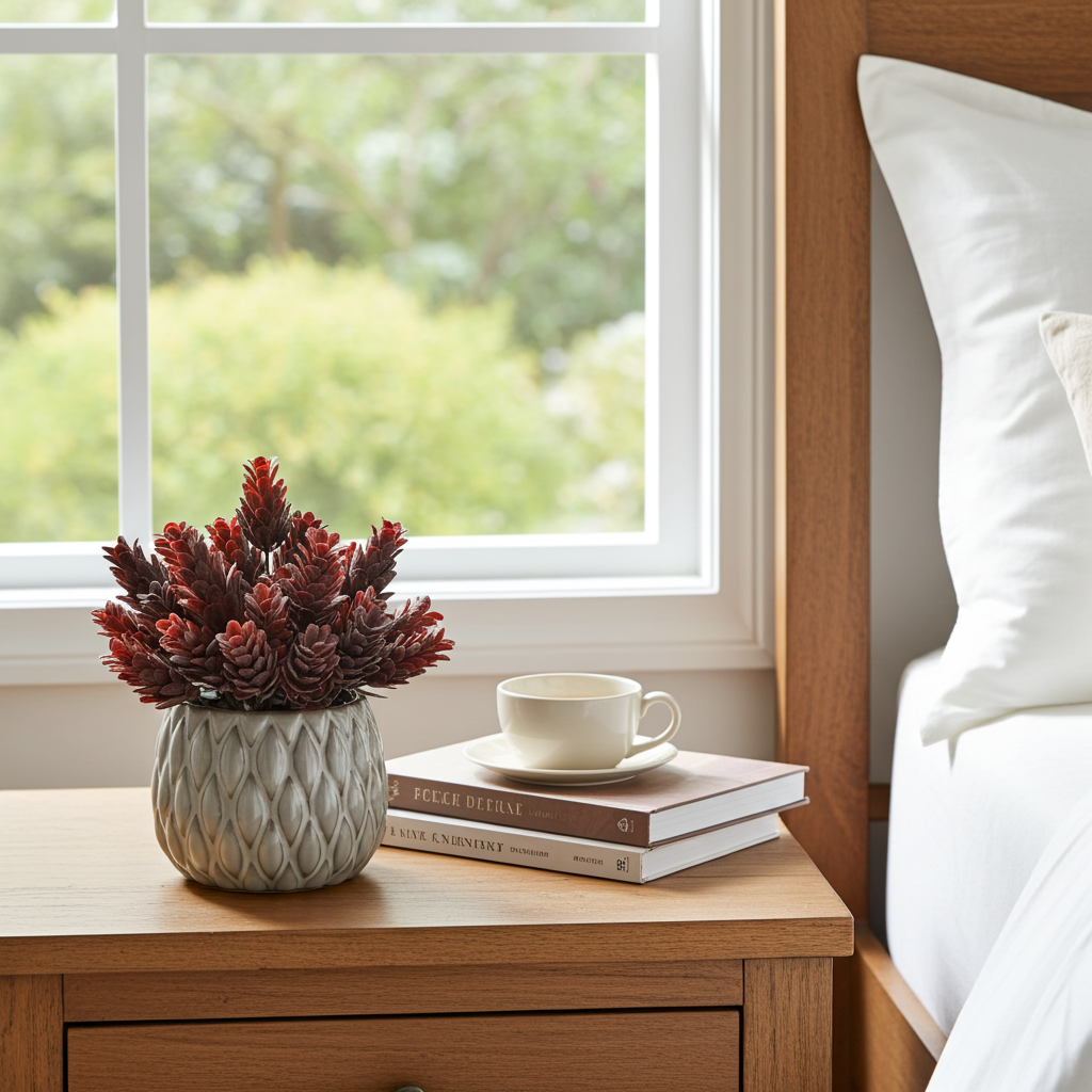 Maceta con planta artificial Ember